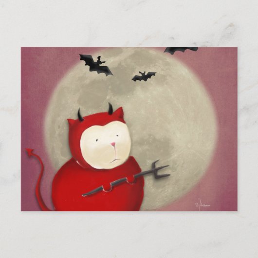 Carte Postale Diable (Devant)
