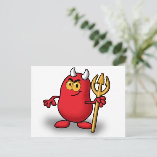 Carte Postale Diable (Debout devant)