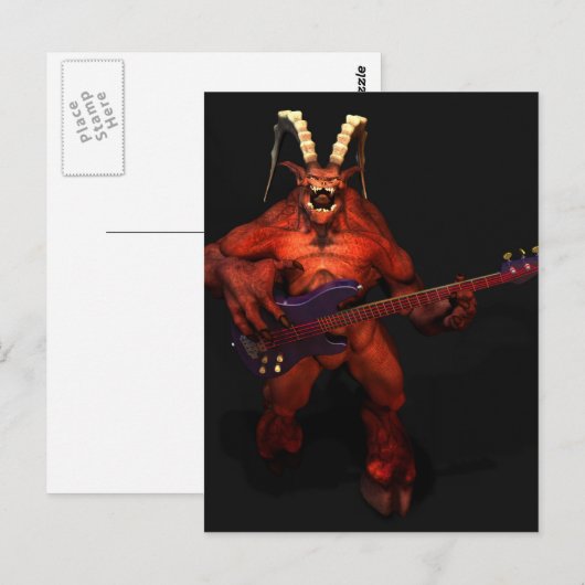 Carte Postale Diable 7 (Devant / Derrière)