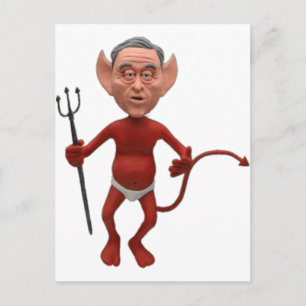 Carte Postale diable bush 01