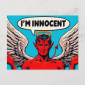 Carte Postale Diable Innocent de l'Art Pop (Devant)