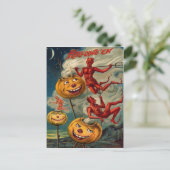 Carte Postale Diables volants Jack O' Lantern Fumée (Debout devant)
