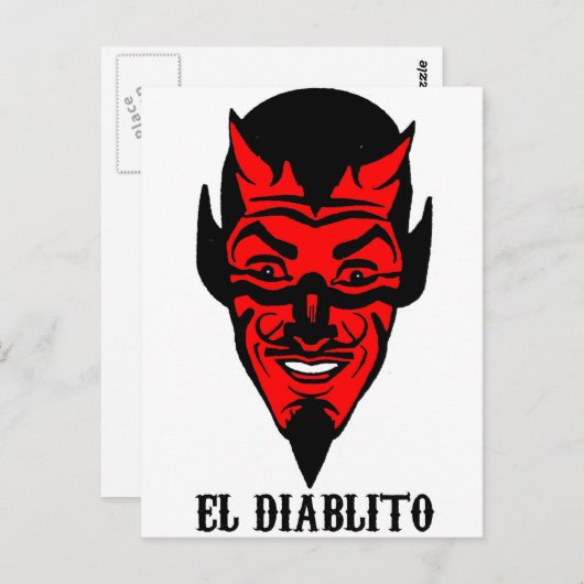 Carte Postale diablito (Devant / Derrière)