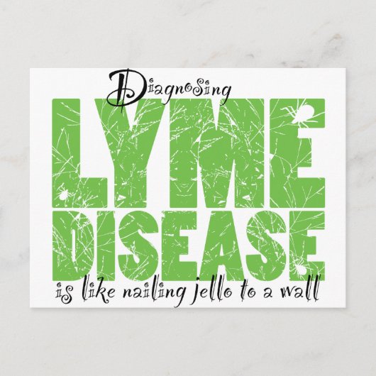 Carte Postale Diagnostic de la maladie de Lyme (Devant)