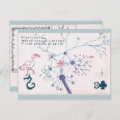 Carte postale Diagram/Haiku (Activisme) (Devant / Derrière)