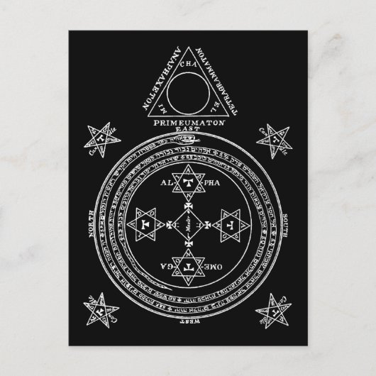 Carte Postale Diagramme Barrett (Devant)