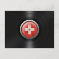 Diagramme d'album de vinyle suisse