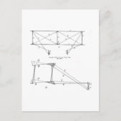 Carte Postale Diagramme de cerf-volant - Cerf-volant (Wright), C (Devant)