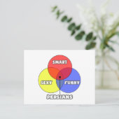 Carte Postale Diagramme de Venn .. Perses (Debout devant)