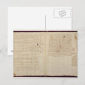 Carte Postale Diagrammes scientifiques (Devant / Derrière)