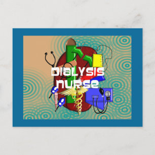 Carte Postale Dialyse Infirmière cadeaux d'art