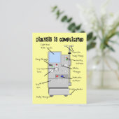 Carte Postale Dialyse Infirmière/Tech Dons Amusants (Debout devant)