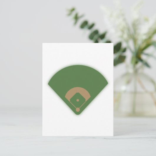 Carte Postale Diamant de baseball : (Debout devant)