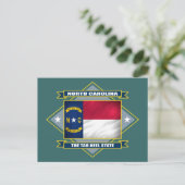 Carte Postale Diamant de Caroline du Nord (Debout devant)