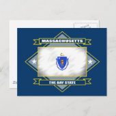 Carte Postale Diamant du Massachusetts (Devant / Derrière)