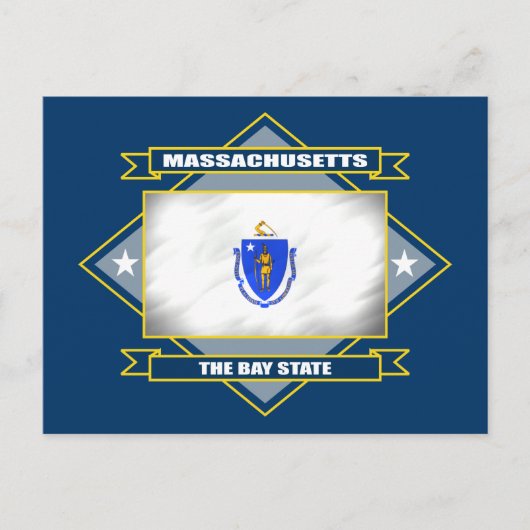 Carte Postale Diamant du Massachusetts (Devant)