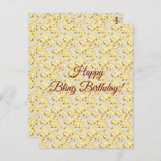 Carte Postale Diamants (Devant / Derrière)