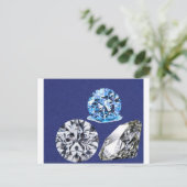 Carte Postale diamants (Debout devant)