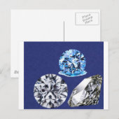 Carte Postale diamants (Devant / Derrière)