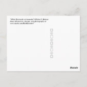 Carte Postale Diamants blancs sur Lavender (Dos)