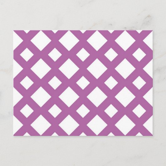 Carte Postale Diamants blancs sur Lavender (Devant)