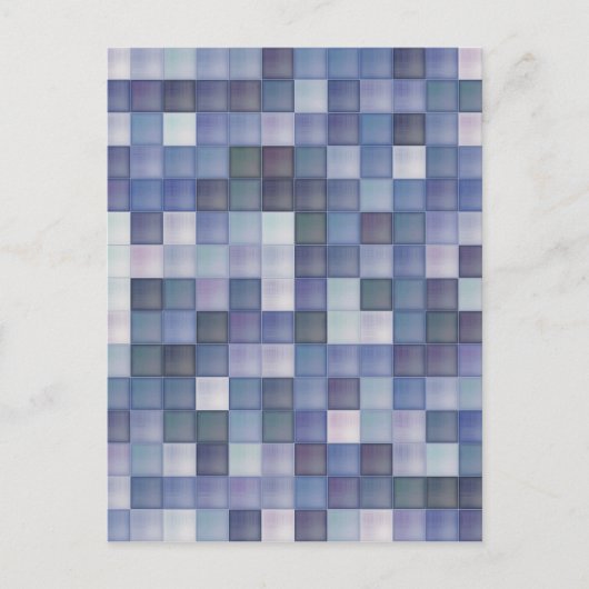 Carte Postale Diamants bleus (Devant)