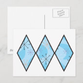 Carte Postale Diamants bleus Cinties (Devant / Derrière)