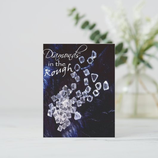 Carte Postale Diamants dans le brut (Debout devant)