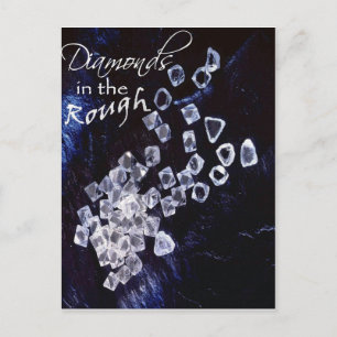 Carte Postale Diamants dans le brut