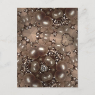 Carte Postale Diamants et perles