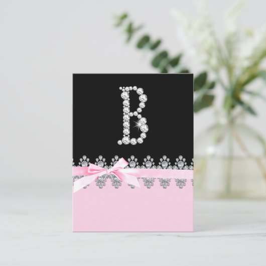 Carte Postale Diamond Delilah Initial: B (Debout devant)