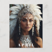 *~ DIAMOND Femmes AP53 Boho ANNIVERSAIRE AVRIL