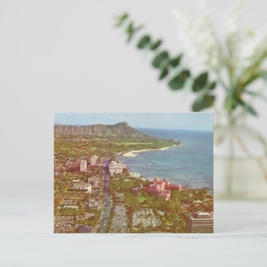 Carte Postale Diamond Head Hawaii (Debout devant)