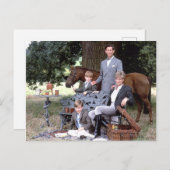 Carte Postale Diana Charles William Harry 1992 (Devant / Derrière)