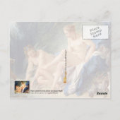 Carte Postale Diana Quitte Son Bain (Dos)