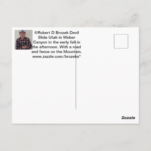 Carte Postale Diapositive (Dos)