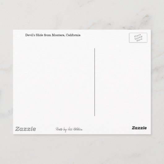 Carte Postale Diapositive du diable (Dos)