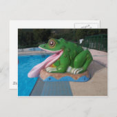 Carte Postale Diapositive italienne de grenouille (Devant / Derrière)