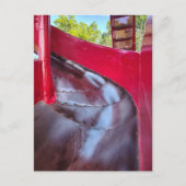 Carte Postale Diapositive Rouge Abstraite (Devant)