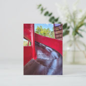 Carte Postale Diapositive rouge abstraite  (Debout devant)