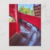 Carte Postale Diapositive rouge abstraite  (Devant)