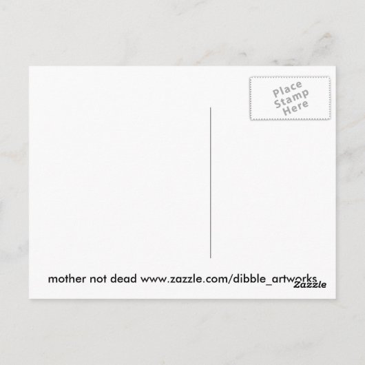 Carte Postale Dibble_Art37_Mère_Pas_Morte (Dos)