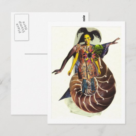 Carte Postale Dibble_Oeuvres_051_Déesse (Devant / Derrière)