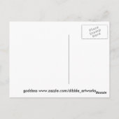 Carte Postale Dibble_Oeuvres_051_Déesse (Dos)