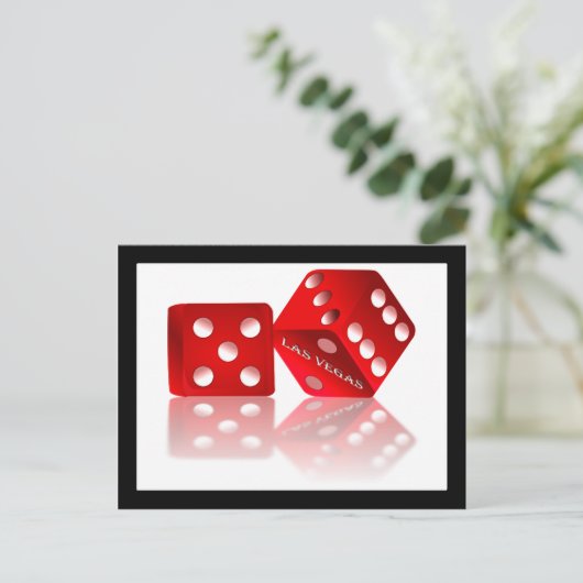 Carte Postale Dice Las Vegas (Debout devant)
