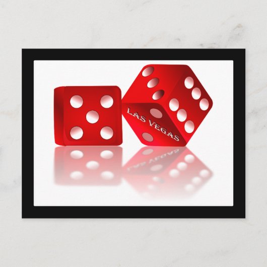 Carte Postale Dice Las Vegas (Devant)
