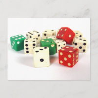 DICE - ROUGE, BLANC et VERT