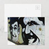 Carte Postale Dick & Doof - Graffiti en espagnol - Postkarte (Devant / Derrière)