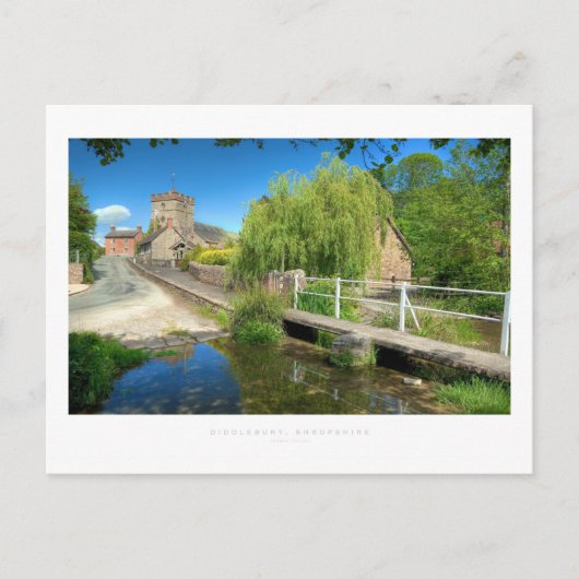 Carte Postale Diddlebury, Shropshire (Devant)