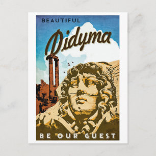 Carte Postale Didyma, art antique, Turquie, mer Méditerranée